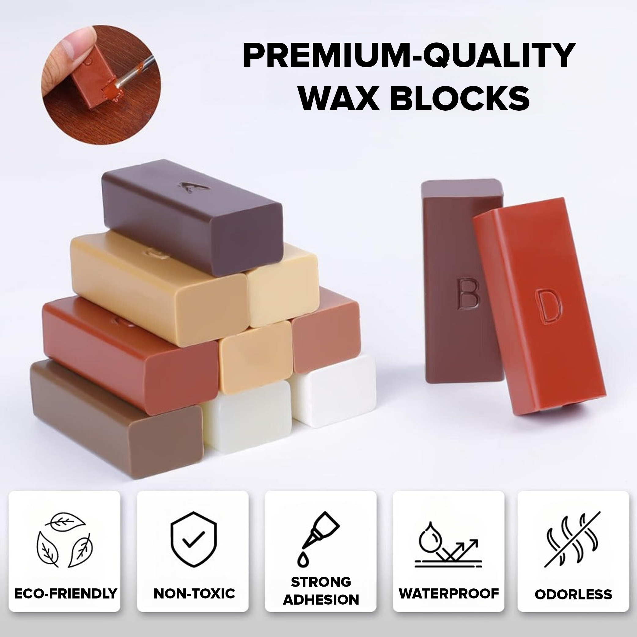 11-pack extra wax for wood materials, trim, and flooring (Standard Colors)